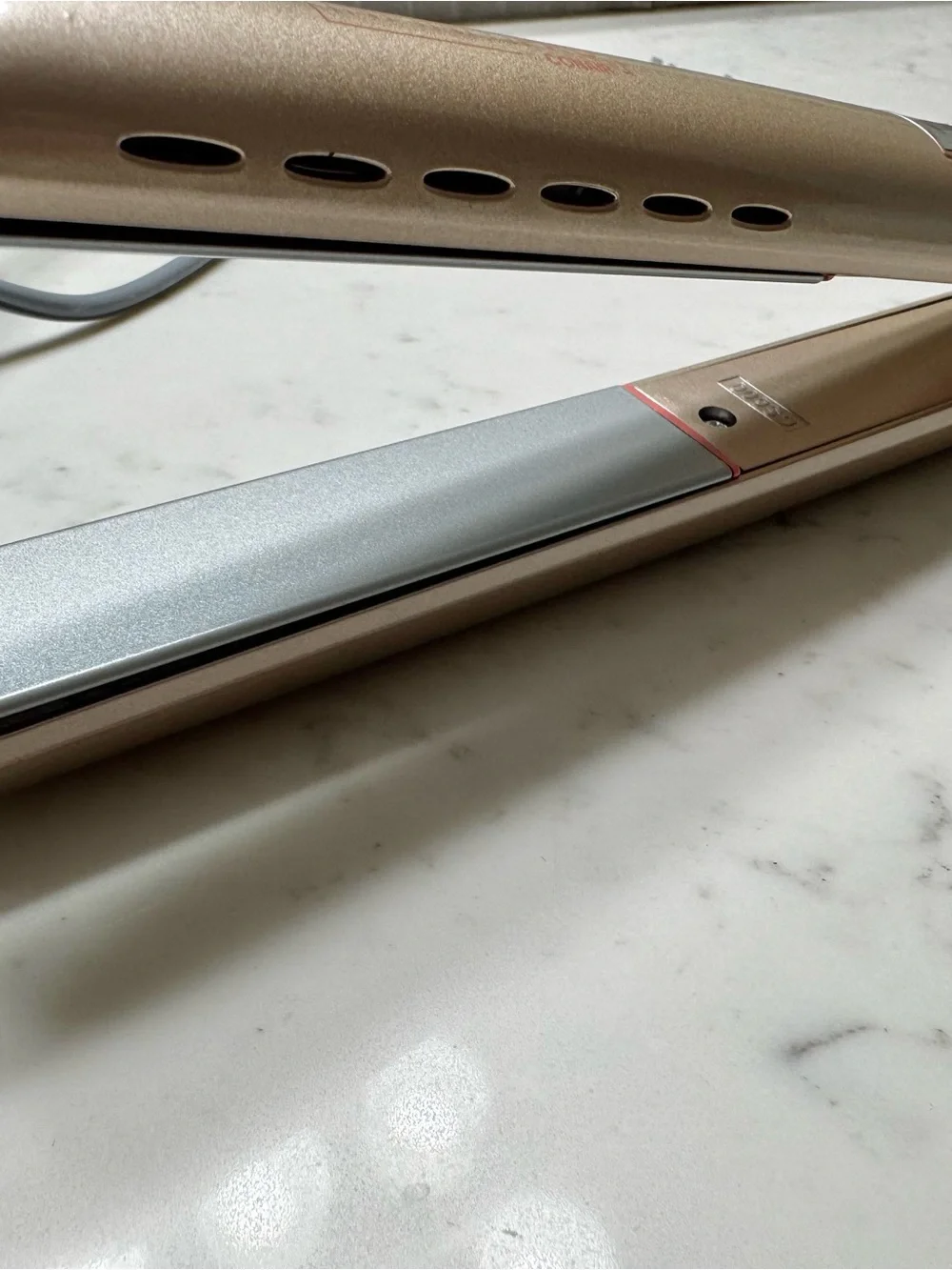 Conair InfinitiPro Rose Gold Flat Iron - Sleek Everyday Styling - Size 1”